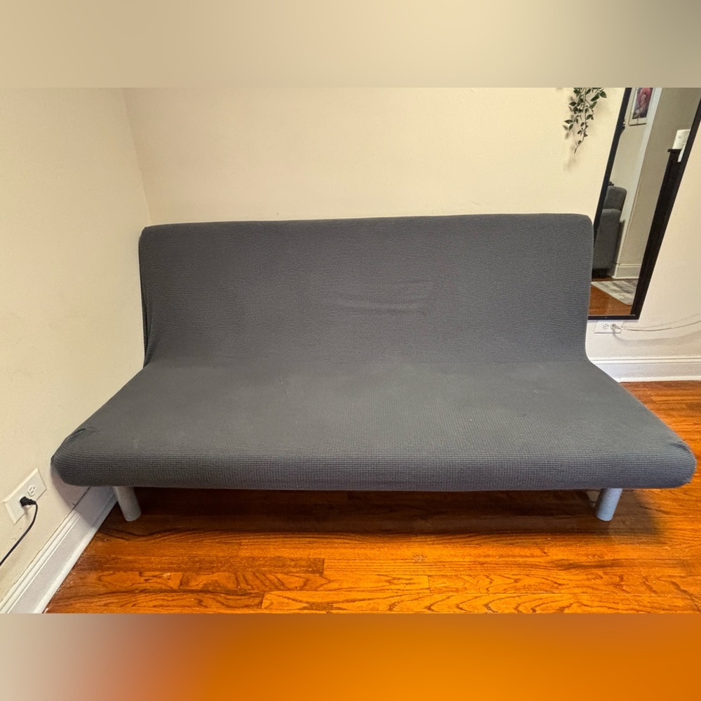 IKEA Dark Gray Sofa with Cover includes the price